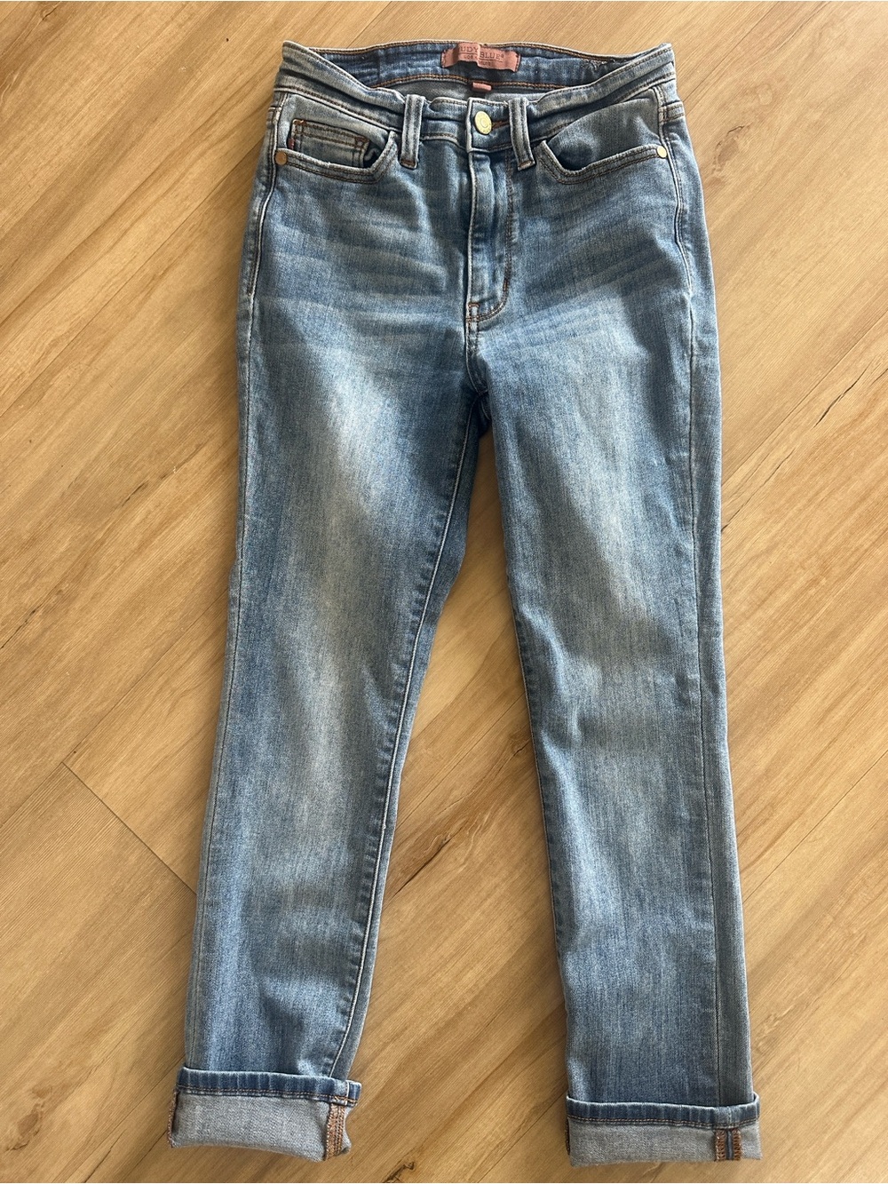 Judy Blue Light Blue Boyfriend Jeans